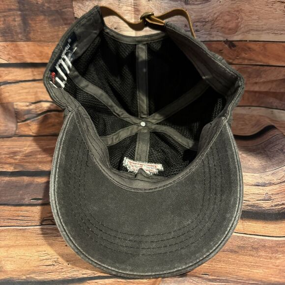 Texas Tech Red Raiders Hat Distressed Adjustable Leather Strapback Cap True - Picture 6 of 7